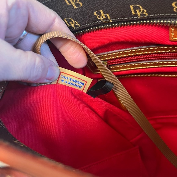 Dooney & Bourke Brown Tmoro Monogram Tote Bag NWT - Picture 9 of 10